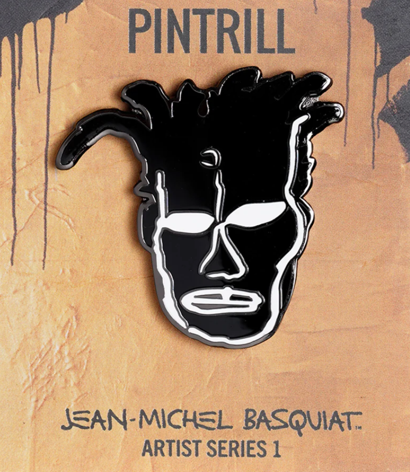 PINTRILL - JEAN-MICHEL BASQUIAT - Portrait Pin