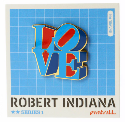 PINTRILL - ROBERT INDIANA - Love Pin - Enamel