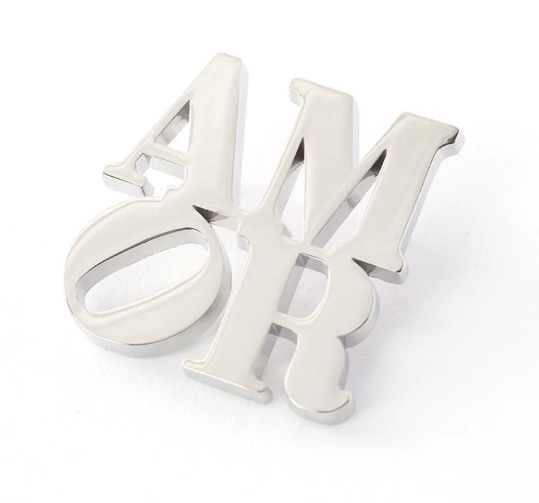 PINTRILL - ROBERT INDIANA - Amour - Silver