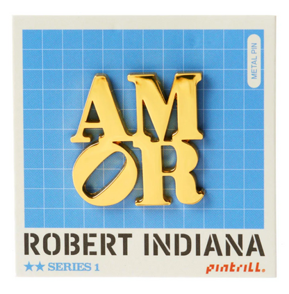 PINTRILL - ROBERT INDIANA - Amour Pin - Gold