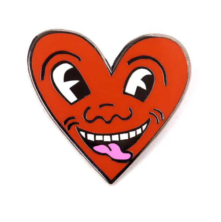 PINTRILL - KEITH HARING - Heart Pin