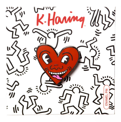 PINTRILL - KEITH HARING - Heart Pin