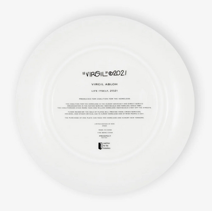 Dessert Plate by Virgil Abloh