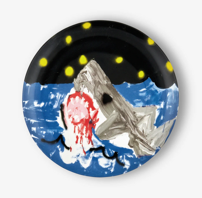 Plate by Robert Nava- Tonight Shark, 2020