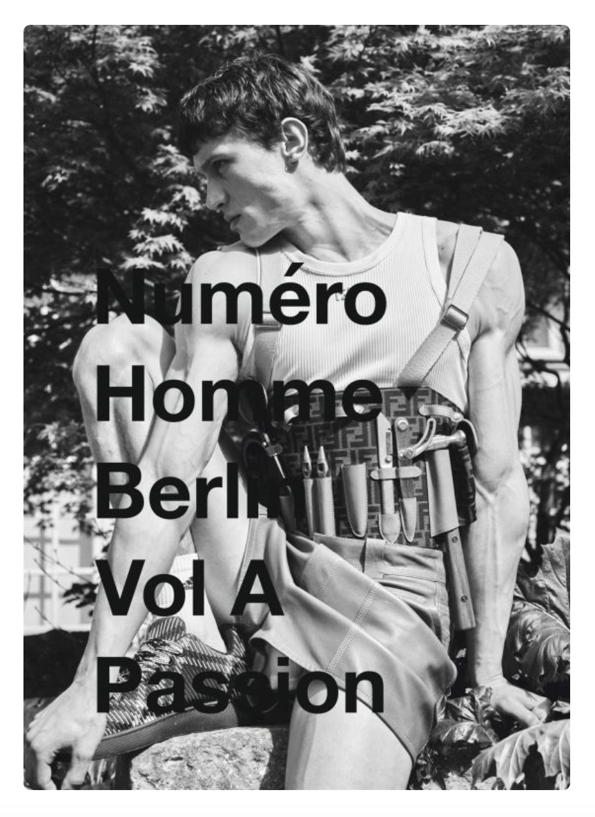 Numero Homme Berlin- Issue 20, cover 2