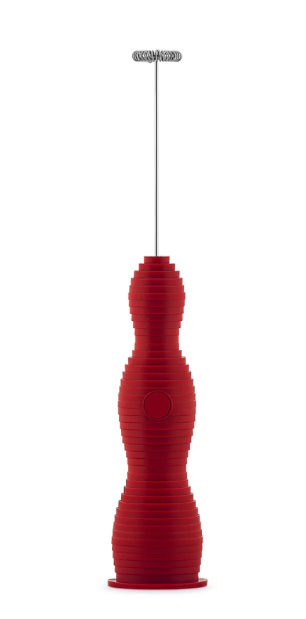 Alessi Pulcina Milk Frother - Red