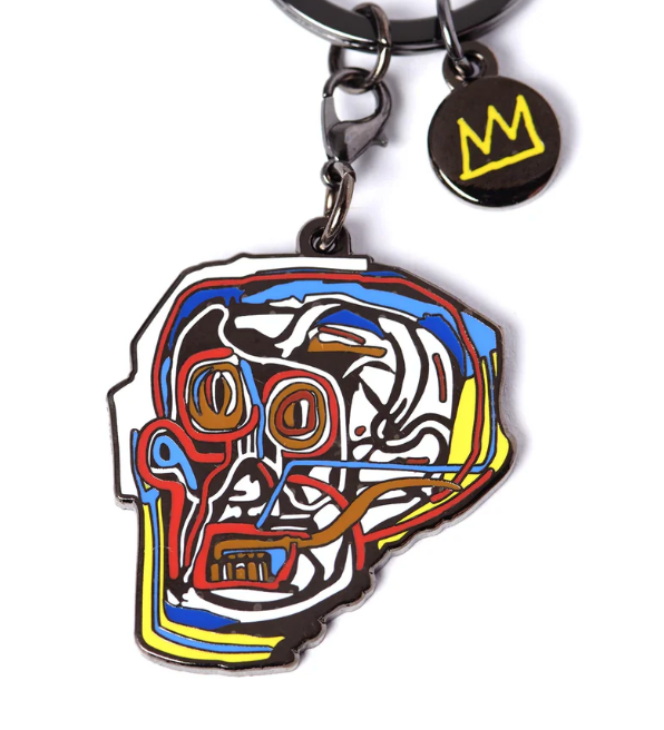 PINTRILL - JEAN-MICHEL BASQUIAT - Mask Keychain