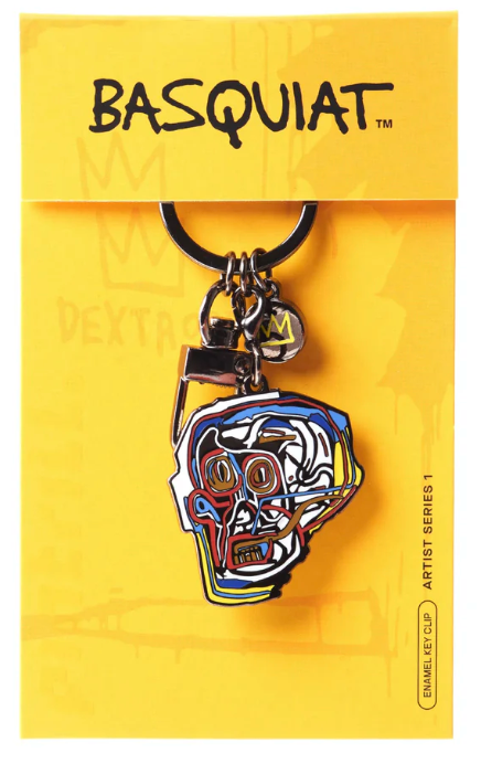 PINTRILL - JEAN-MICHEL BASQUIAT - Mask Keychain