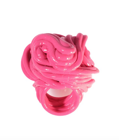 Corsi Spaghetti Ring Matte Fuchsia