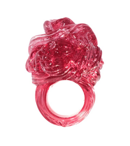 Corsi Spaghetti Ring CIear Fuchsia