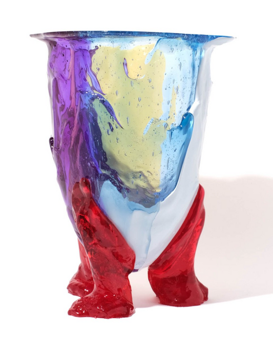 Corsi Amazonia Vase Extra Colour - Small - Light Blue, Purple, Pastel Blue, Pastel Yellow, Clear Red