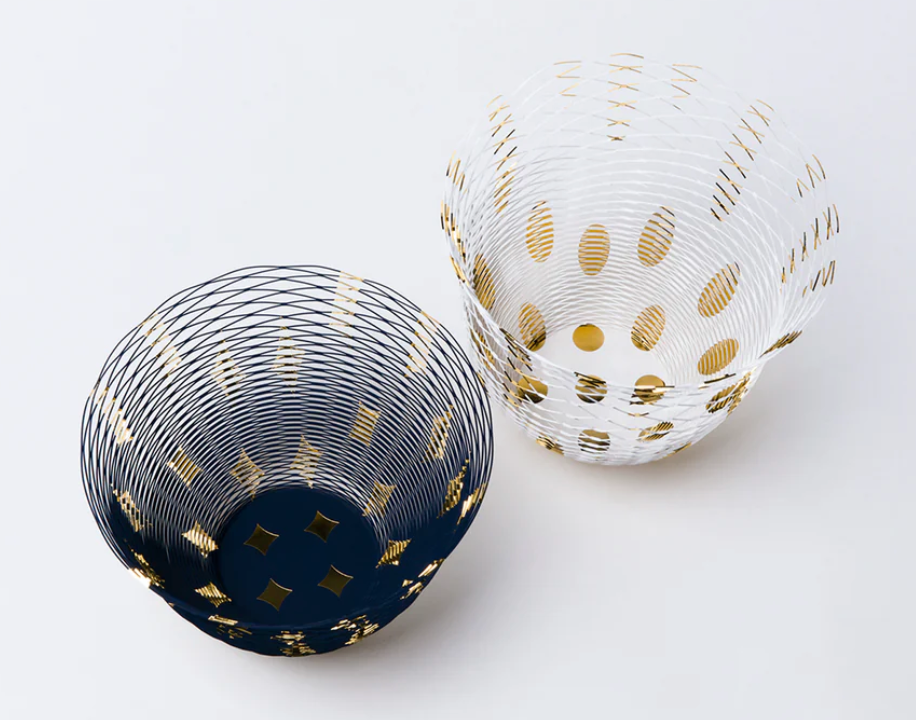 Airvase Metallic Series By Torafu Architects Gold Pattern 1