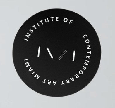ICA Miami Sticker - Black