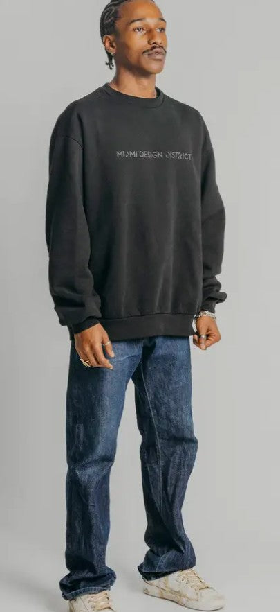 Design District Heavyweight Crewneck - Black