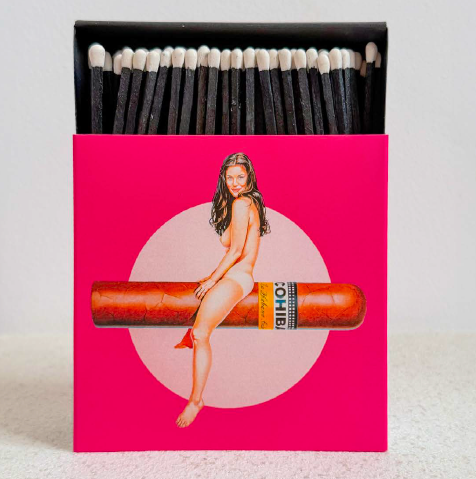 Small Hav-a-Havana Matchbox - Fuchsia - Mel Ramos