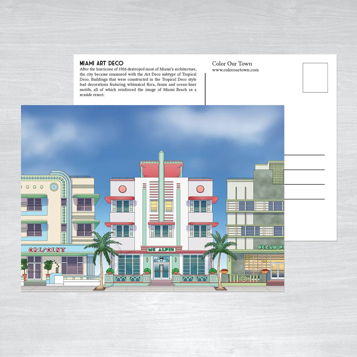 Miami Postcards - Set of 10 unique designs