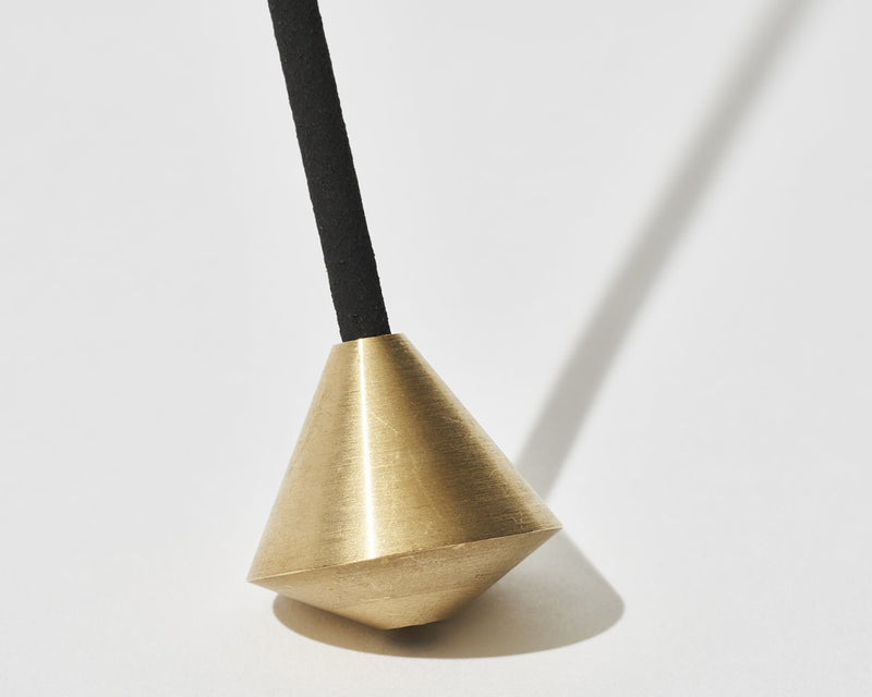 Acorn Brass Incense Holder