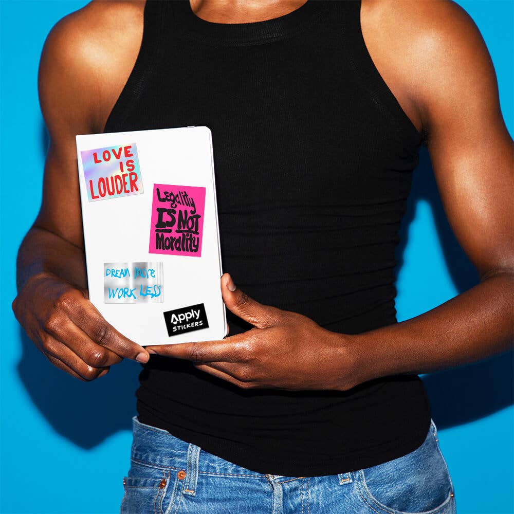 Love Is Louder by Sam Durant - Die-Cut Sticker (Valentines)