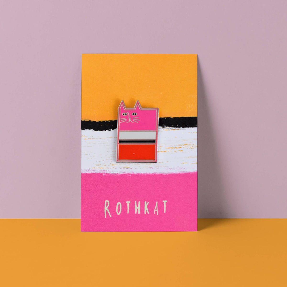 Pin Cat Rtist Rothkat Cat Artist Pin – ICA Miami