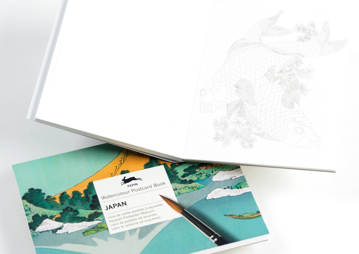 Japan Watercolour Postcard Book