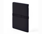 Black Notebook with White Pen