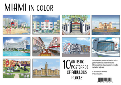 Miami Postcards - Set of 10 unique designs