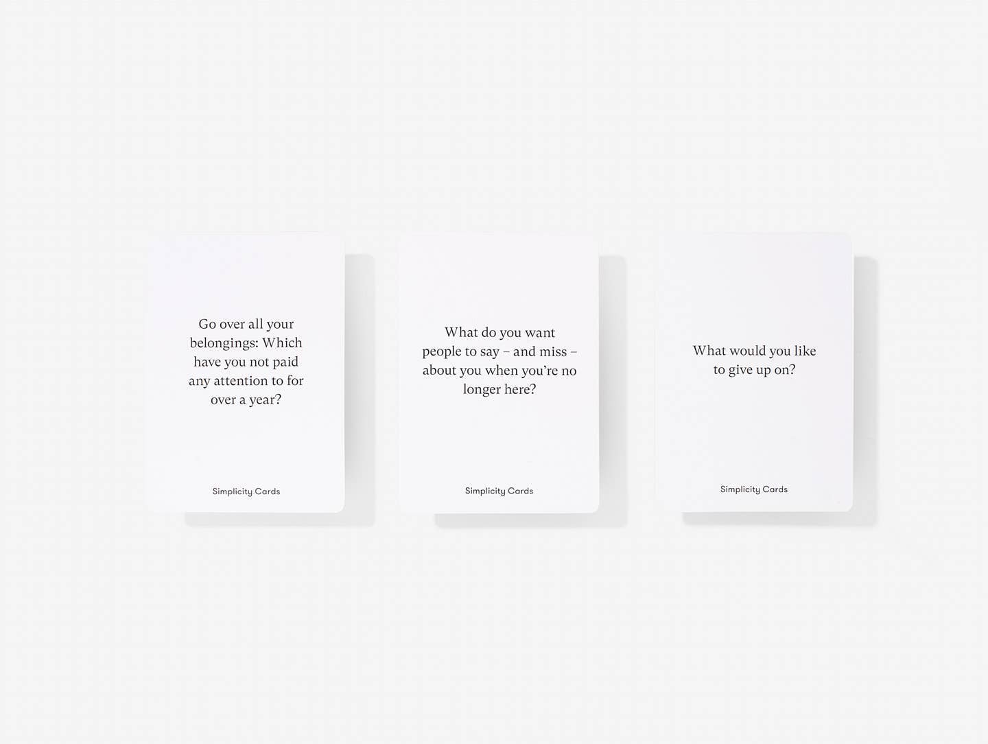 Simplicity Minimalist Cards, Spring