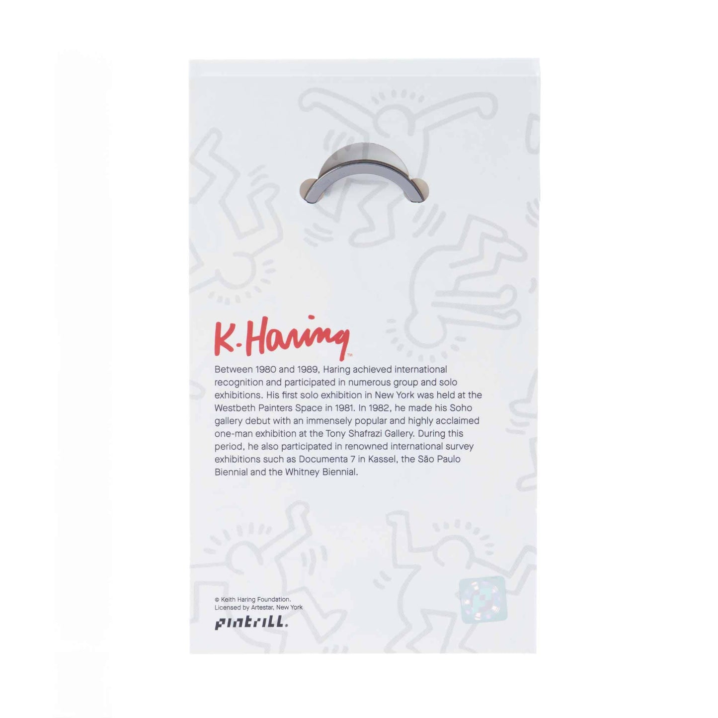 Three Eyed Monster Keyclip - Keith Haring Pintrill