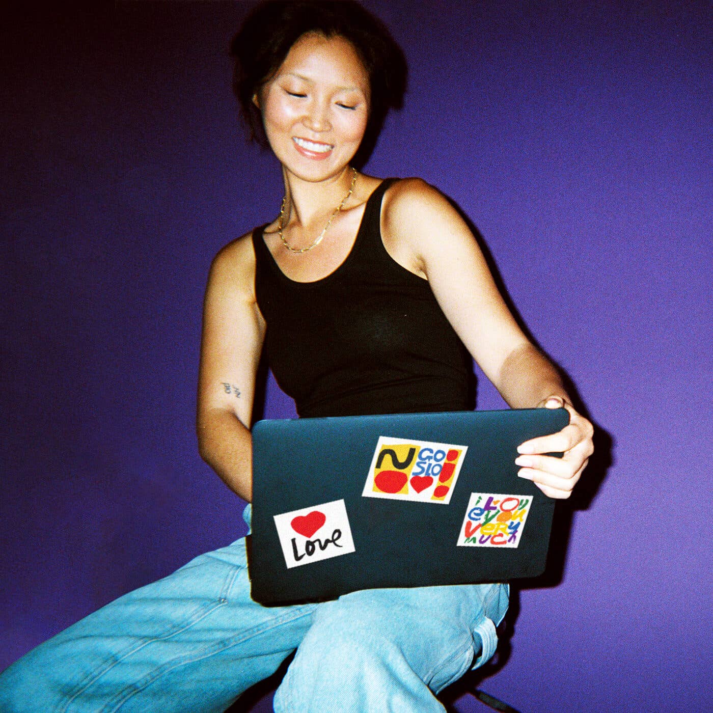 Love by Corita Kent (Valentines) - Die-Cut Sticker