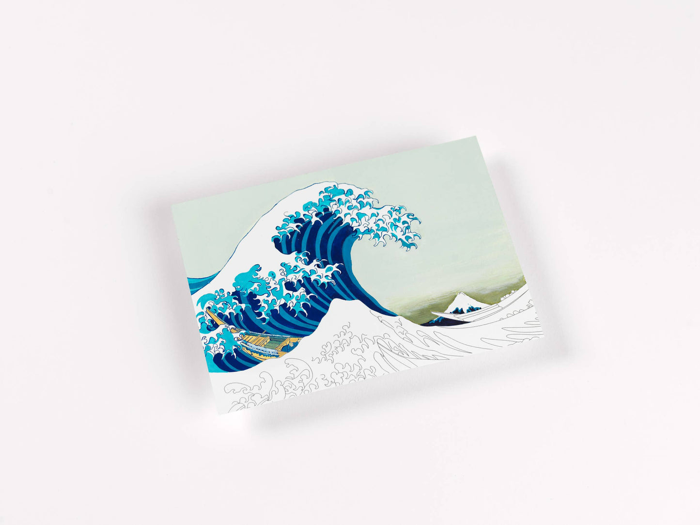 Japan Watercolour Postcard Book