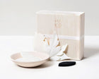 Ha Ko Wooden Box Set w/6 Paper Incense & Dish