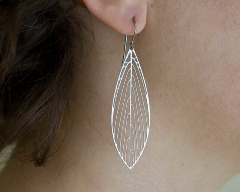 parallel earrings - stainless steel